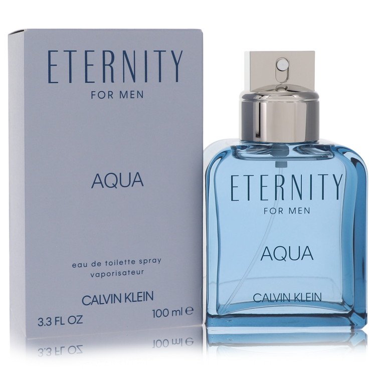Eternity Aqua by Calvin Klein Eau De Toilette Spray 3.4 oz Eternity Aqua by Calvin Klein Eau De Toilette Spray 3.4 oz